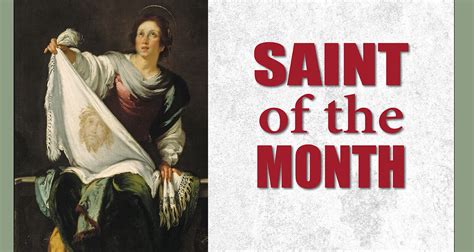 patron saint of charity female|St. Veronica, Saint of Kindness and Charity .